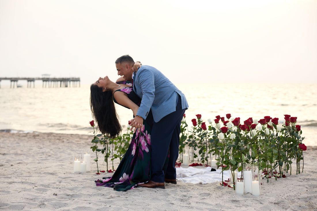 Dania Beach Marriage Proposal · Zeena & Vinodh