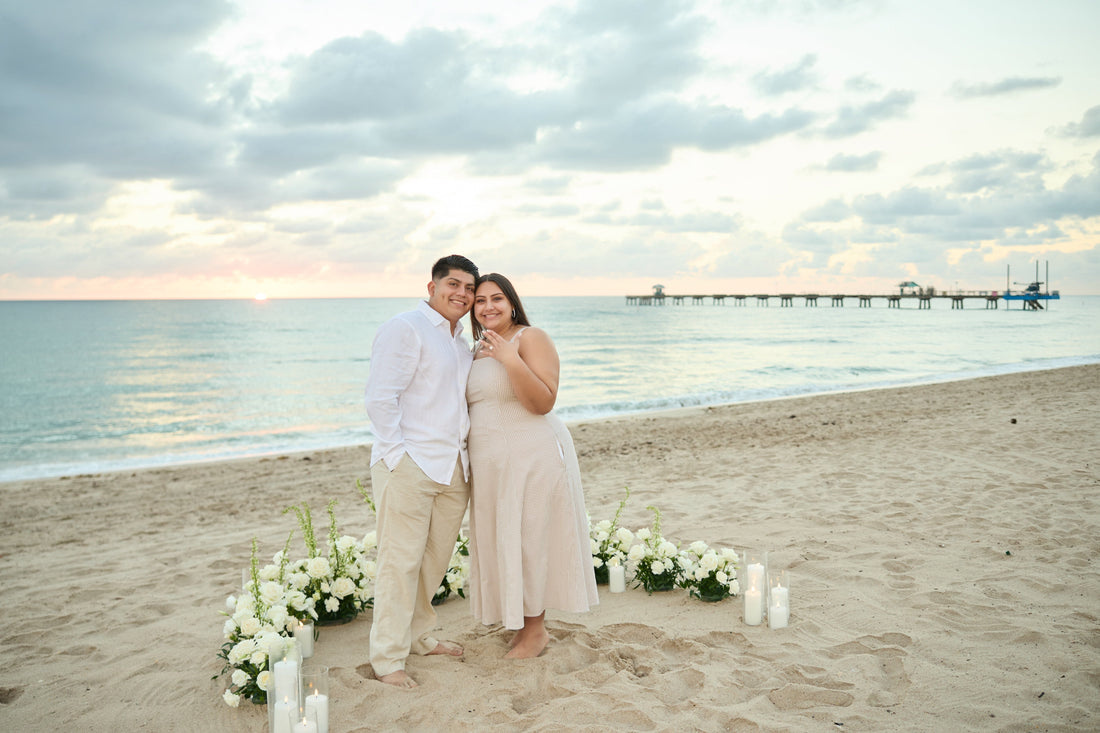 Lauderdale-By-The-Sea Marriage Proposal · Jackie & Cesar