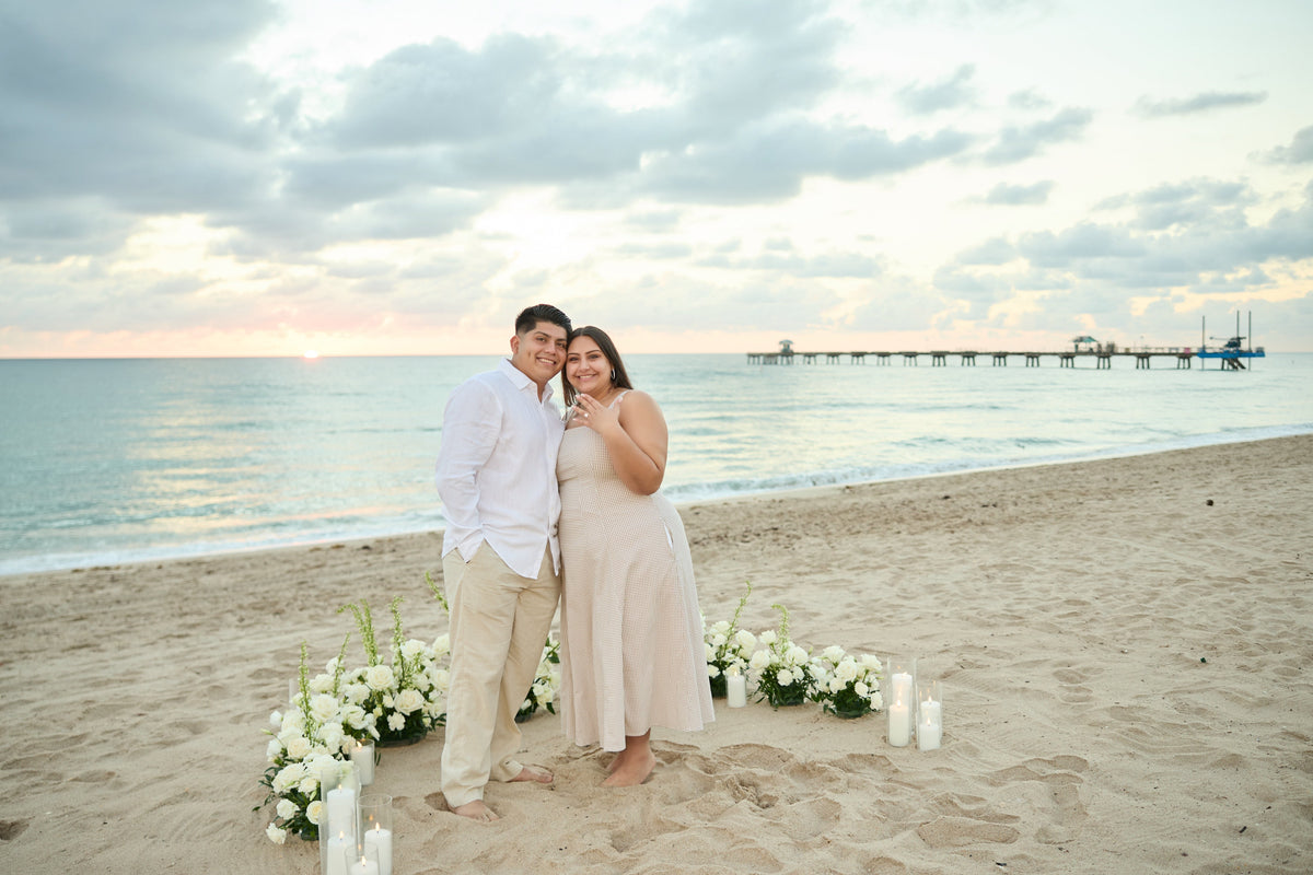 Lauderdale-By-The-Sea Marriage Proposal · Jackie & Cesar