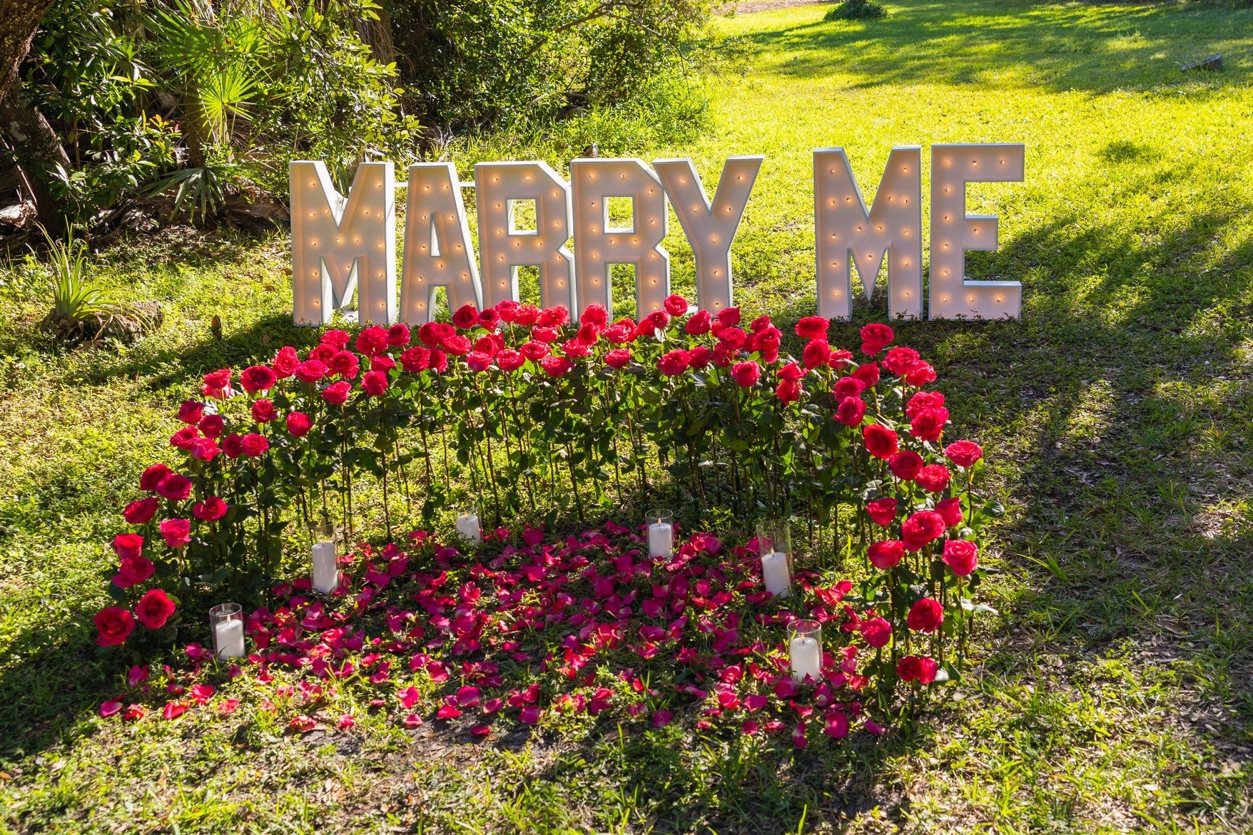 3 ft Marquee Marry Me Letters | Forever Lovies South Florida
