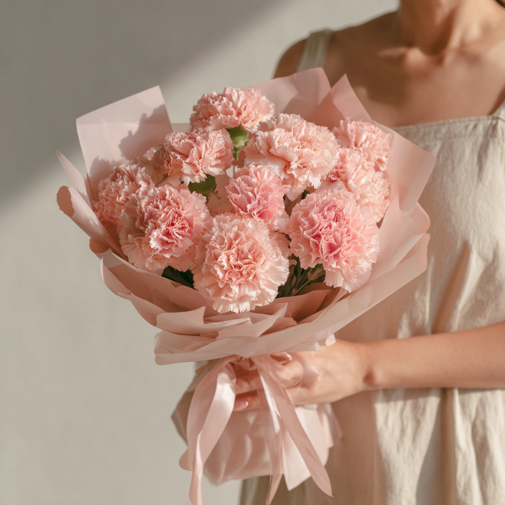 Cotton Candy -  Pink Carnations Bouquet